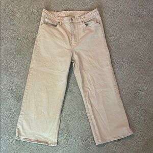 H&M Wide Leg Cropped Jean